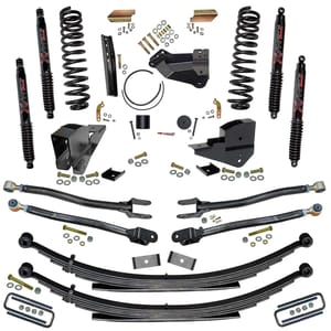 Skyjacker 4-Link Conversion and Black MAX Shocks.