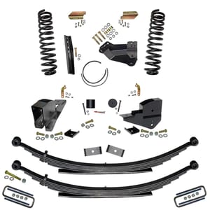 Skyjacker 4 in. Lift Kit with Front Coil Springs and Rear Leaf Springs.