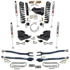 Skyjacker 4 in. Suspension Lift Kit with 4-Link Conversion and M95 Monotube Shocks.
