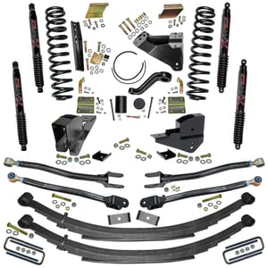 Skyjacker 4-Link Conversion and Black MAX Shocks.