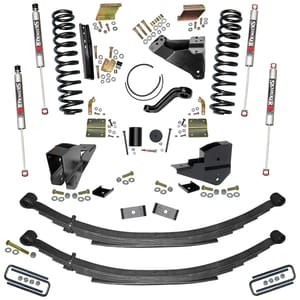 Skyjacker 6 in. Lift Kit with Front Coils, Rear Leaf Springs, & M95 Monotube Shocks.