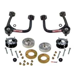 Skyjacker 3 In. Suspension Lift Kit With Metal Spacers And Upper Control Arms.