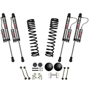 Skyjacker 2.5 in. Suspension Lift Kit With ADX 2.0 Remote Reservoir Shocks.
