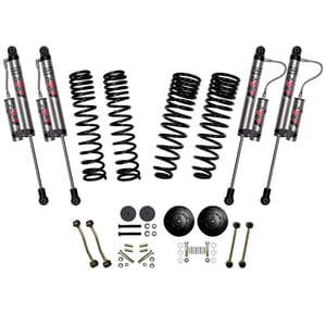 Skyjacker 2.5 in. Suspension Lift System With ADX 2.0 Remote Reservoir Shocks.