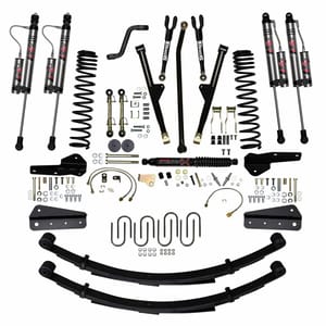 Skyjacker 4.5 in. Rock Ready 2 Lift System With ADX 2.0 Remote Reservoir Monotube Shocks.