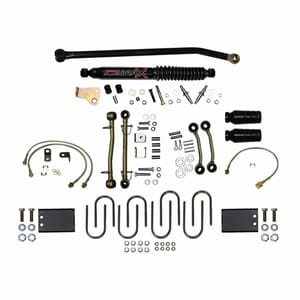Skyjacker 8 in. Rock Ready 2 Component Box With Track Bar Brake Lines and U-bolts.