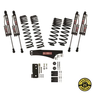 Skyjacker 2.5 in. Suspension Lift System With ADX 2.0 Remote Reservoir Shocks.
