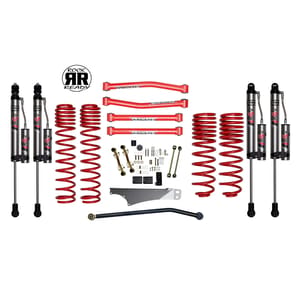 Skyjacker 4 In. Rock Ready® Lift Kit With ADX 2.0 Remote Reservoir Monotube Shocks.