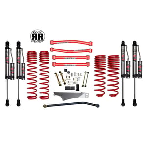 Skyjacker 5 In. Rock Ready® Lift Kit With ADX 2.0 Remote Reservoir Monotube Shocks.