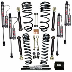 Skyjacker 2.5 in. Suspension Lift System With ADX 2.0 Remote Reservoir Monotube Shocks.