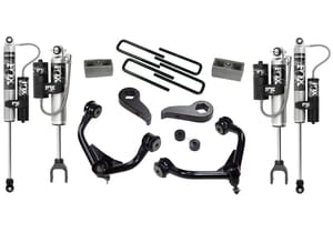 Superlift 3" Lift Kit w/ FOX 2.0 Res Shocks - 11-18 (19 Leg/Lim) Silv/Sierra 2500HD/3500HD