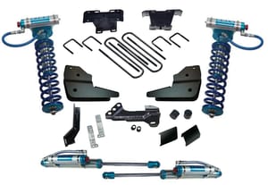 Superlift 4" Lift Kit - 23-25 F250/350 4WD w/ Dsl Eng - w/ Kng Frt Clvrs & Res Rr Shcks