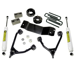 Superlift 3.5" Upper Ctrl Arm Kit-07-16 GM 1500 4WD w OE Cast Stl Ctrl Arms w SL Rr Shocks