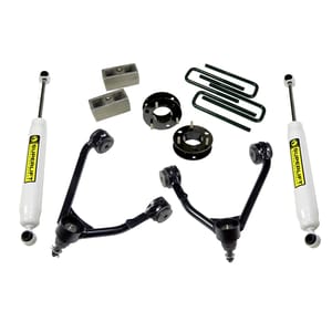 Superlift 3.5" Upper Ctrl Arm Kit-14-18 GM 1500 2WD w OE Al or SS Ctrl Arms w SL Rr Shcks