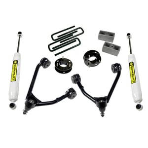 Superlift 3.5" Upper Ctrl Arm Kit-07-16 GM 1500 2WD w OE Cast Stl Ctrl Arms w SL Rr Shcks
