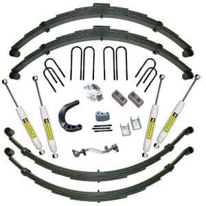 Superlift 12" Lift Kit - 73-87 K10/K15 & 73-91 Suburban 4WD-Rr Sprng Kit wSL Shks