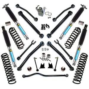 Superlift 4" Lift Kit - 07-18 Wrangler JK - 2-door - w/ Reflex Ctrl Arms & Bilstein Shocks