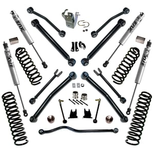 Superlift 4" Lift Kit - 07-18 Wrangler JK - 2-door - w/ Reflex Ctrl Arms & FOX Shocks