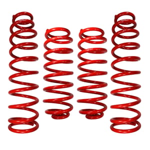 RSO Suspension RSO Front and Rear Springs Red E-Coated 4in Lift