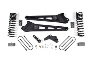 Zone Offroad Products 13-18 Ram 3500 4.5in Radius Arm Lift System - 2" Rear Block