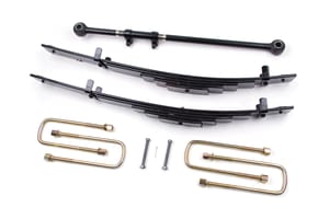 Zone Offroad Products Zone 4" Suspension Lift Kit, 2" Rear, Block, Gas, 2 Leaf Main - Nitro Shocks