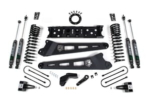 Zone Offroad Products Radius Arm Gas - 3" Rear Block w/o overload - Nitro Shocks