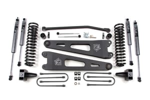 Zone Offroad Products Zone Offroad Products ZONF21F Zone 4 Inch Radius Arm Lift Kit | FOX Adventure Shocks