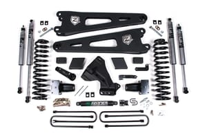 Zone Offroad Products Zone 7" Radius Arm Lift Kit, 4.5" Rear Lift, Fox Shocks