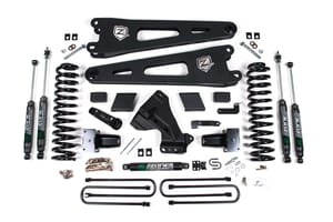 Zone Offroad Products Zone 7" Radius Arm Lift Kit, 4.5" Rear Lift, Nitro Shocks