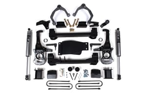 Zone Offroad Products 6" Suspension Lift Kit, 5" Rear, Block - Spacer Front, Nitro Rear Shock