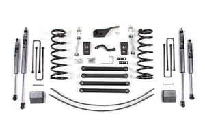 Zone Offroad Products 5" Susp Lift Kit - Front Coils, Rear Block/Add a Leaf
