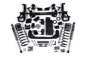 Zone Offroad Products 6" Front 5" Rear Suspension Lift System w/OE 22in Wheels