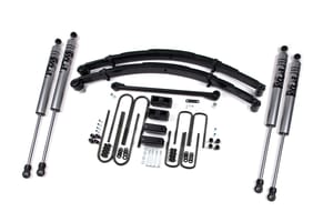 Zone Offroad Products 6" Suspension Lift Kit - Front Leaf, Rear Block