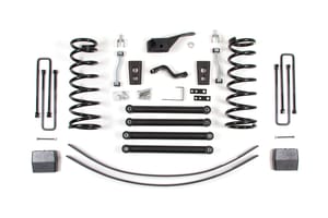 Zone Offroad Products 5" Susp Lift Kit - Front Coils, Rear Block/Add-a-leaf