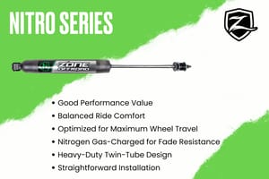 Zone Offroad Products Zone 2" Adventure Series Leveling Kit