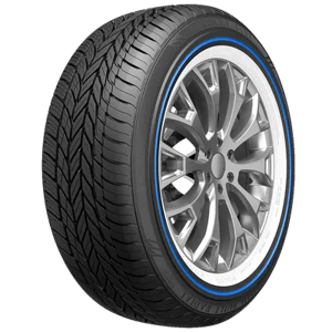 Vogue Custom Built Radial VIII White/Blue tire