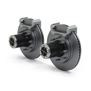 Teraflex Axles &amp; Shafts JK 8-LUG LOCKING HUB &amp; VENTED ROTORS