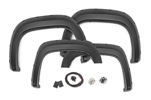 Fender Flares - Pocket Fender Flares | 5'9" Bed | GAN Silver | GMC Sierra 1500 2WD/4WD (07-13)