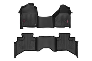 Rough Country Floor Mats | One Piece FR & RR |Quad Cab | Ram 1500 2WD/4WD (2012-2018 & Classic)