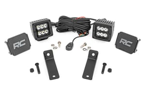 LED Lighting - LED Light Kit | Rear Mount | 2" Black Pair | Spot | Can-Am Maverick Sport 1000R