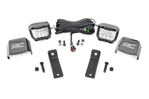 LED Lighting - LED Light Kit | Rear Mount | 2" Chrome Pair | Wide Angle | Can-Am Maverick Sport 1000R