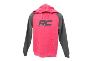 Rough Country Rough Country Hoodie | Heater | Red/Gray | SM