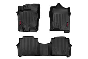Rough Country Floor Mats | FR & RR | Crew Cab | Nissan Titan (17-24)/Titan XD (16-24)
