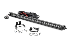 LED Lighting - LED Light Kit | Grill | 30" Black Single Row | White DRL | Ford F-250/F-350 Super Duty (11-16)