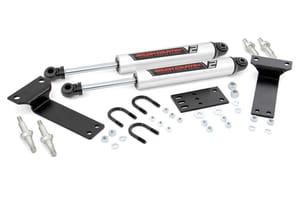 Steering Stabilizers - V2 Steering Stabilizer | Dual | 2-8 Inch Lift | Ford Excursion (00-05)/Super Duty (99-04)