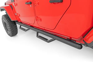 Running Boards & Rock Sliders - Nerf Steps | Cab Length | Crew Cab | Jeep Gladiator JT 4WD (2020-2026)