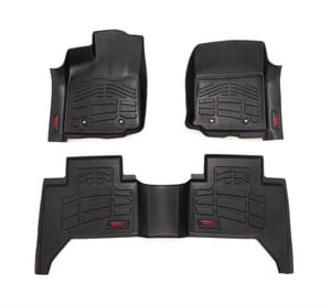 Rough Country Sure-Fit Floor Mats | FR & RR | Toyota Tacoma 2WD/4WD (2016-2023)