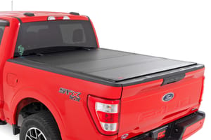 Tonneau Covers - Hard Tri-Fold Flip Up Bed Cover | 6'7" Bed | Ford F-150 2WD/4WD (2015-2020)
