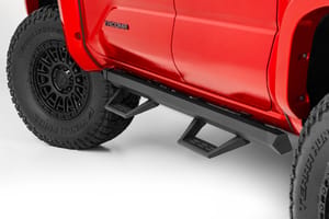 Running Boards & Rock Sliders - SRL2 Adjustable Aluminum Steps | Double Cab | Toyota Tacoma 2WD/4WD (24-26)
