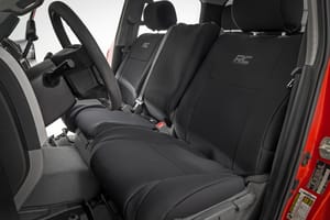 Interior & Floor Mats - Seat Covers | FR w/ Console Cover and Rear | Toyota Tundra 2WD/4WD (07-13)